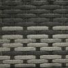 Grey Modern PE Rattan Wicker Raised Garden Bed Elevated Planter Box