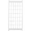 Outdoor 85-inch x 38-inch White PVC Vinyl Lattice Garden Trellis