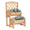 PPL Outdoor Planter Raised Garden Bed - Planter Boxes Outdoor, Herb Garden Planter Outdoor, Planters for Outdoor Plants