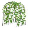 Cucumber Trellis, U-Shape Garden Trellises for Raised Bed, Metal Arch Plant Support for Vine, Climbing Plants Outdoor, Peas, Beans, Zucchini, Tomato