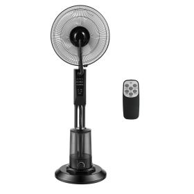 Misting Fan, 3 Wind Speeds Misting Standing Fan, Mister Cooling Fans with 0.79 gal Water Tank, Remote & Panel Control, Water Cooling Fans for Indoor