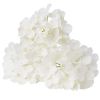 Artificial Flowers, 305 pcs Real Looking White Silk Fake Hydrangea Bulk, White Faux Bridal Shower with Stems for DIY Wedding Bouquets