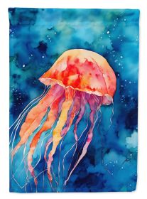 Jellyfish Garden Flag Mailbox Flag Decorative Yard Flag Banner Outside Patio Artwork Yard Flower Beds, Garden Size, Multicolor