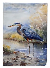 Blue Heron Garden Flag Mailbox Flag Decorative Yard Flag Banner Outside Patio Artwork Yard Flower Beds, Garden Size, Multicolor