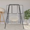 Heavy Duty Metal Swing Frame for Kids and Adults 500LBS Weight Capacity A Frame Swing Stand Only Indoor Outdoor Freestanding Backyard Swing Set Base f