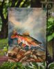 Brook Trout Garden Flag Mailbox Flag Decorative Yard Flag Banner Outside Patio Artwork Yard Flower Beds, Garden Size, Multicolor