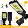 6 packs Solar Powered Motion Sensor Outdoor Garden Light with 108 COB LED Lights