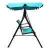 3-person garden swing Blue