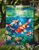 Koi Fish Garden Flag Mailbox Flag Decorative Yard Flag Banner Outside Patio Artwork Yard Flower Beds, Garden Size, Multicolor