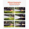 Pressure Washer Telescoping Wand, 24 ft, 4000 psi, Telescopic Spray Wand with Power Washer Extension Wands, Gutter Cleaner, Brush Head