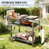 Outdoor bar cart, barbecue table