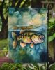 Smallmouth Bass Garden Flag Mailbox Flag Decorative Yard Flag Banner Outside Patio Artwork Yard Flower Beds, Garden Size, Multicolor