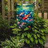 Koi Fish Garden Flag Mailbox Flag Decorative Yard Flag Banner Outside Patio Artwork Yard Flower Beds, Garden Size, Multicolor