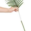 Artificial Gold Cane Palm Tree, 6.5 FT Tall Faux Plant, PE Material & Anti-Tip Tilt Protection Low-Maintenance Plant