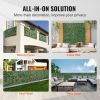 Ivy Privacy Fence, 39 x 98 in Artificial Green Wall Screen, Greenery Ivy Fence with Mesh Cloth Backing and Strengthened Joint