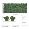 Ivy Privacy Fence, 39 x 98 in Artificial Green Wall Screen, Greenery Ivy Fence with Mesh Cloth Backing and Strengthened Joint