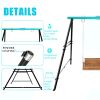 Swing Sets for Backyard, Outdoor Porch Swing Frame, Hammock Chair Stand Only, Max Load 550Lbs A-Frame Swing Stand, Swing Set for Patio, Playground