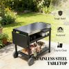 Outdoor bar cart, barbecue table
