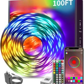 Remote Led Lights For Bedroom Room Lighting Flexible Home Decor (Option: MULTICOLOR)