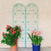 2 Pack Metal Garden Trellis 71" x 19.7" Rustproof Trellis for Climbing Plants Outdoor Flower Support